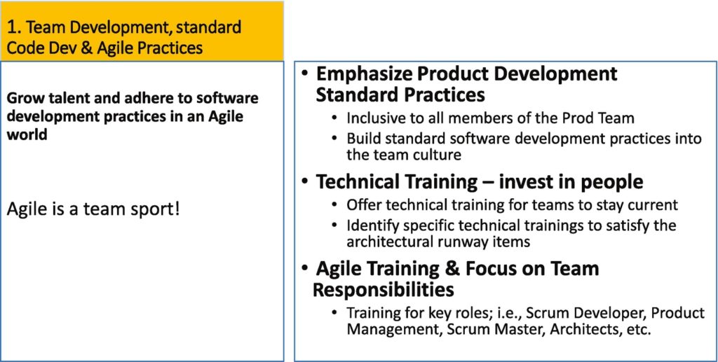 支柱01:团队建设和敏捷实践